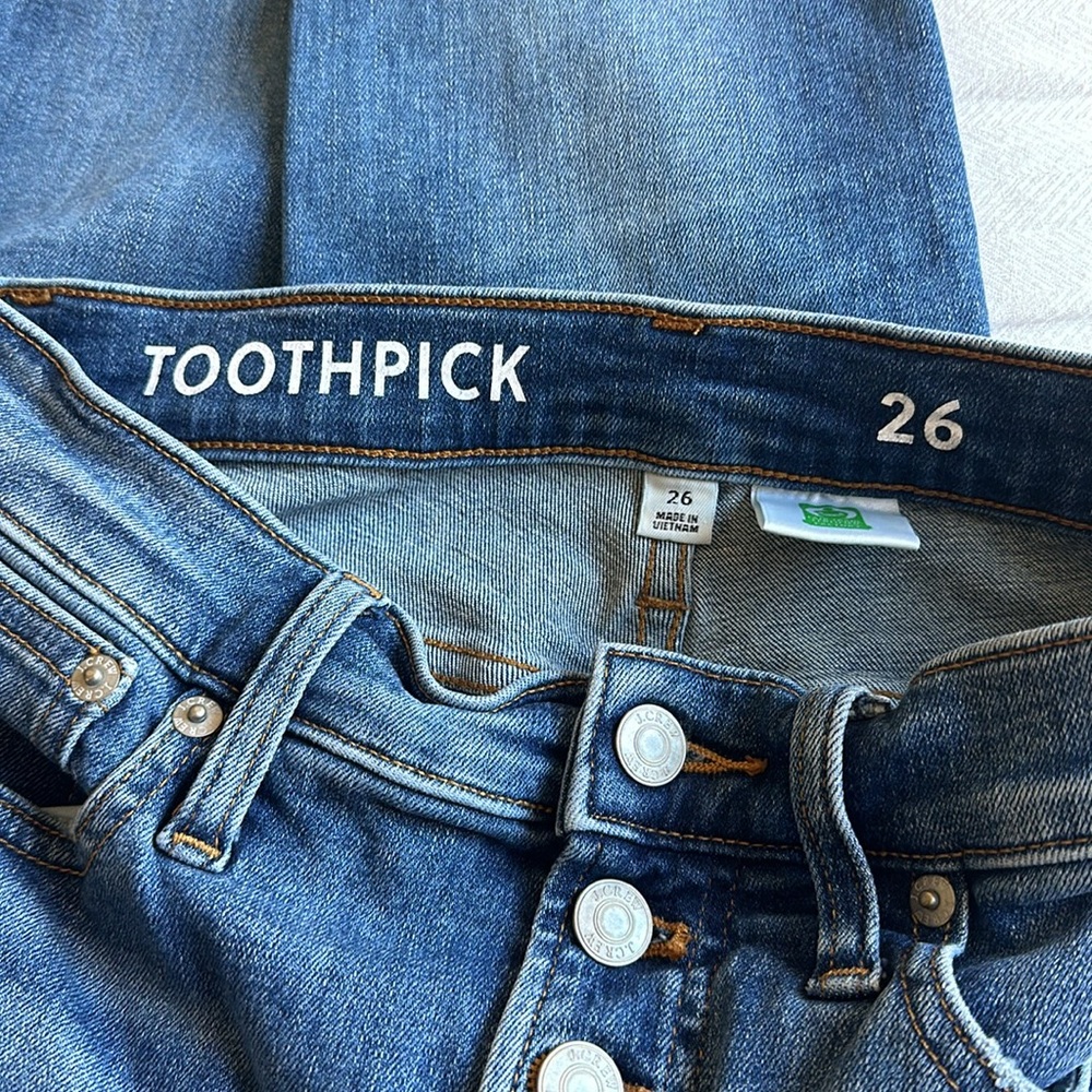 J Crew High Rise Toothpick Jean - Picture 10 of 10